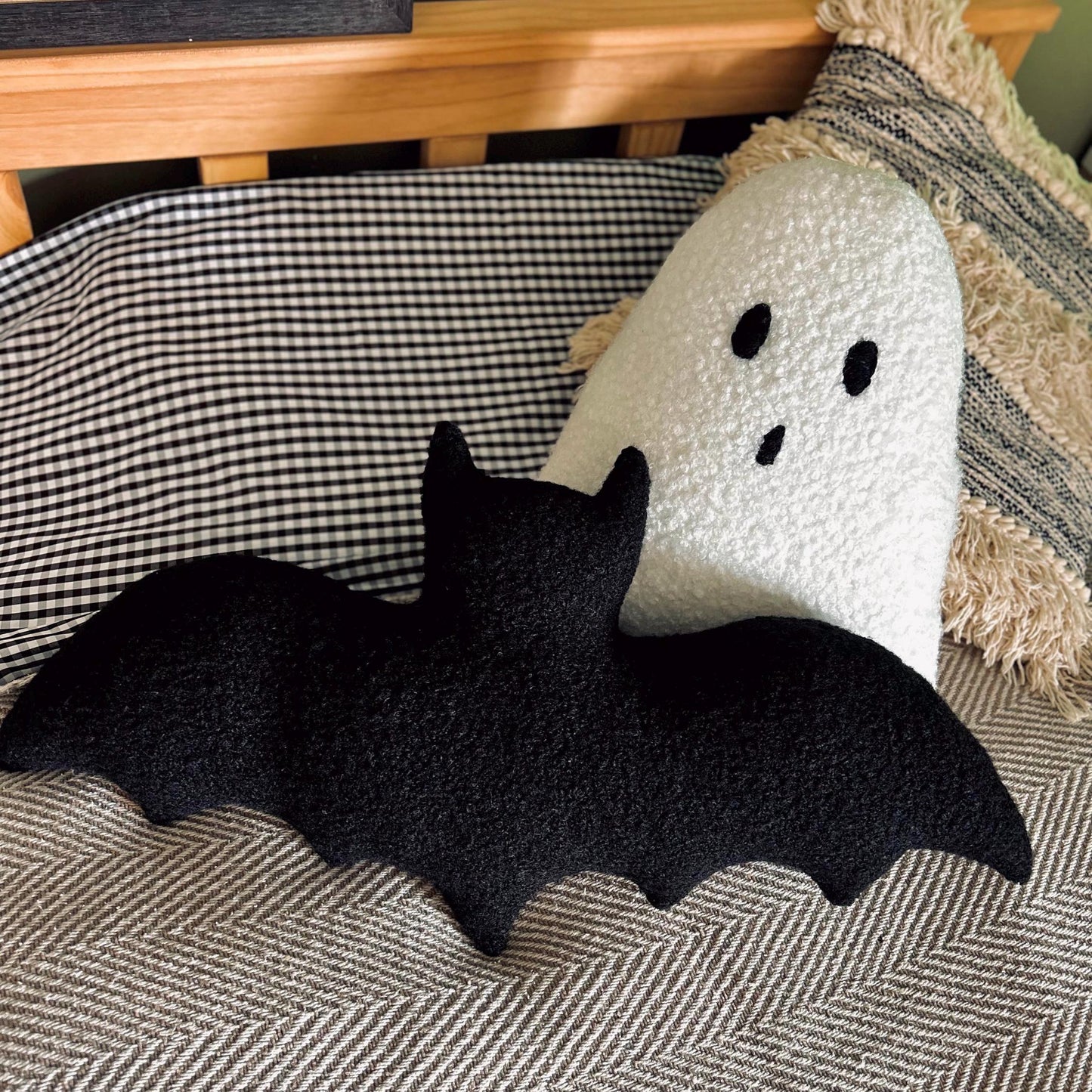 Bouclé Ghost Pillow