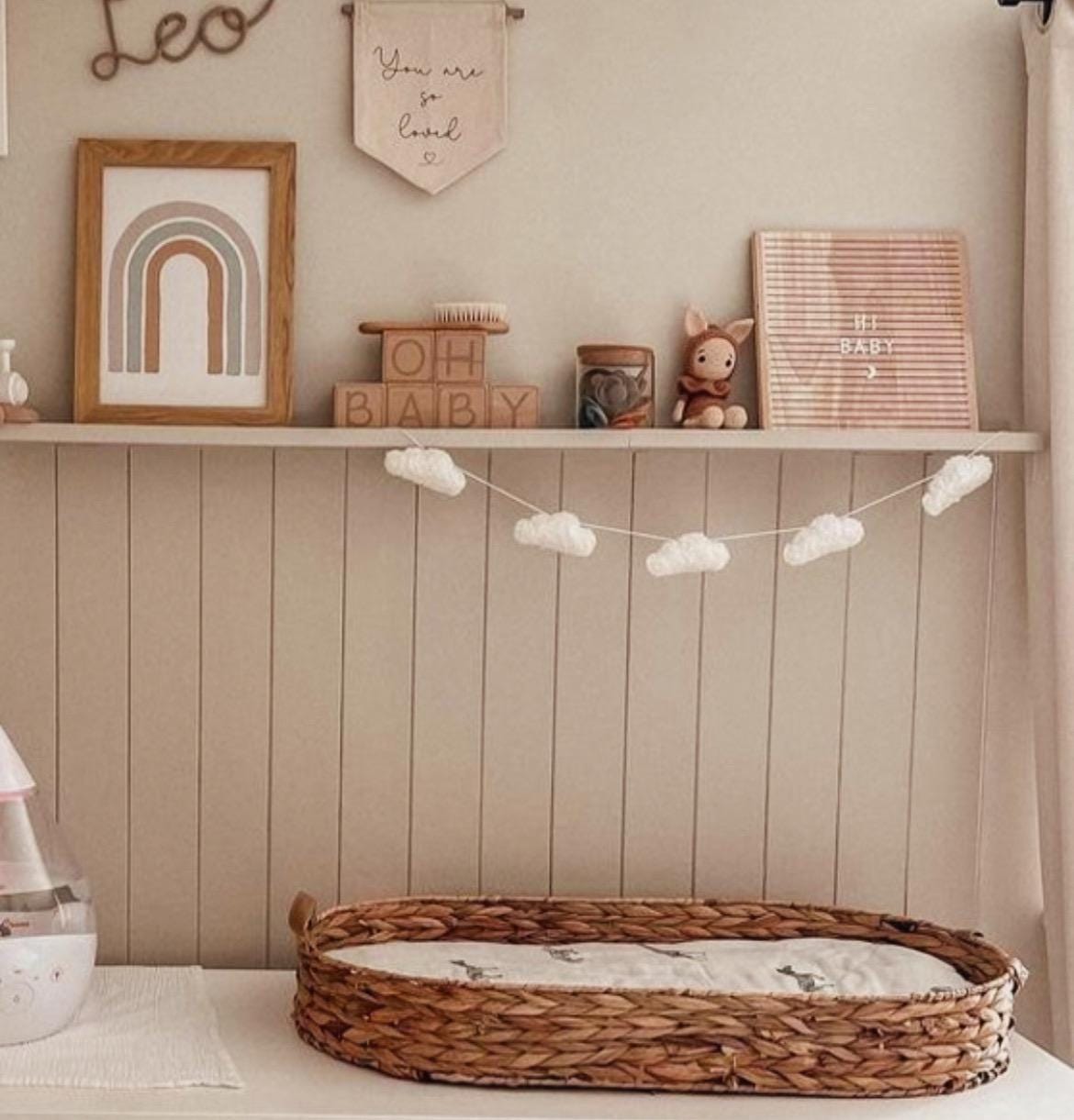 Bouclé Cloud Garland