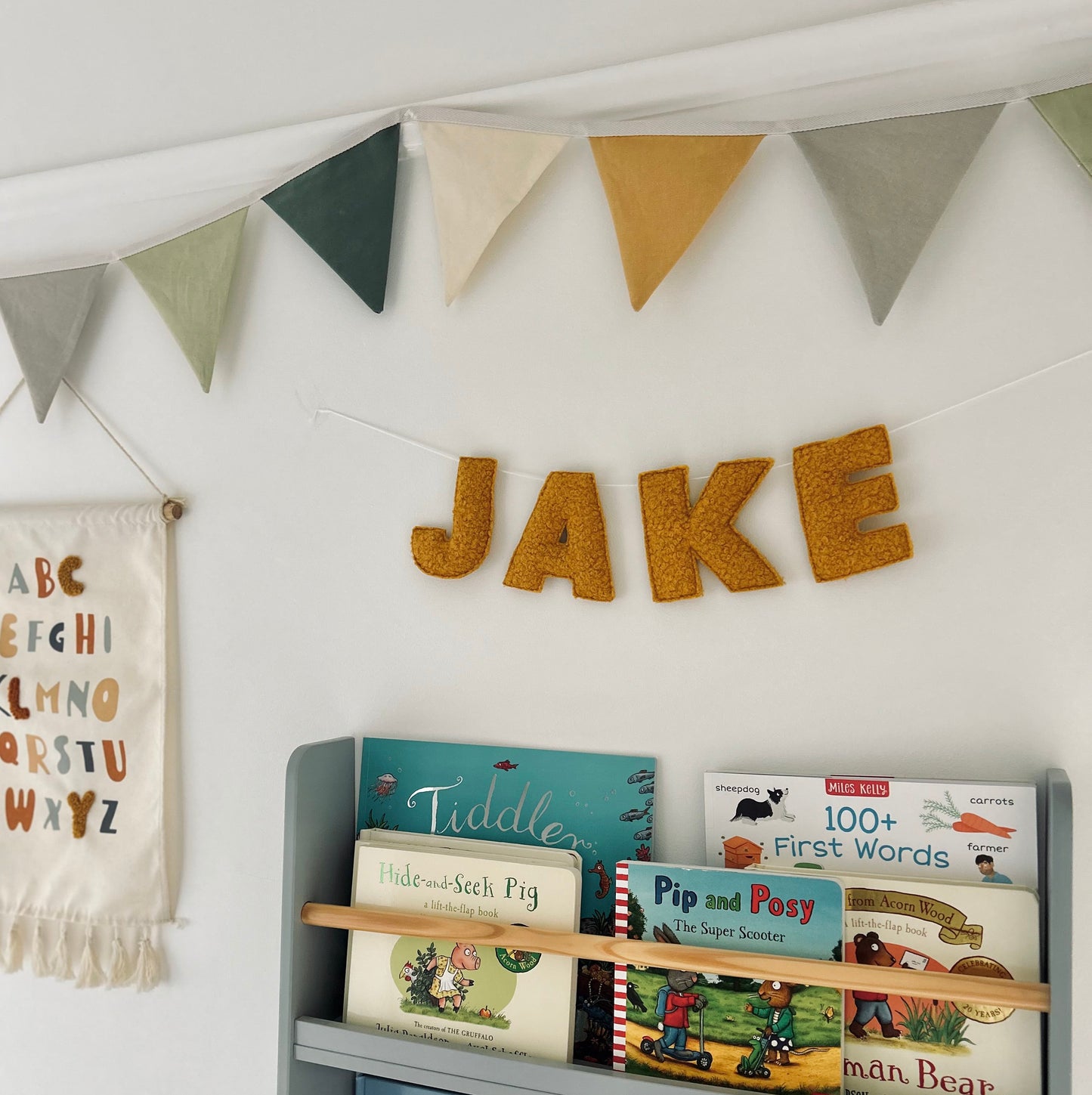 Boucle Letter Bunting