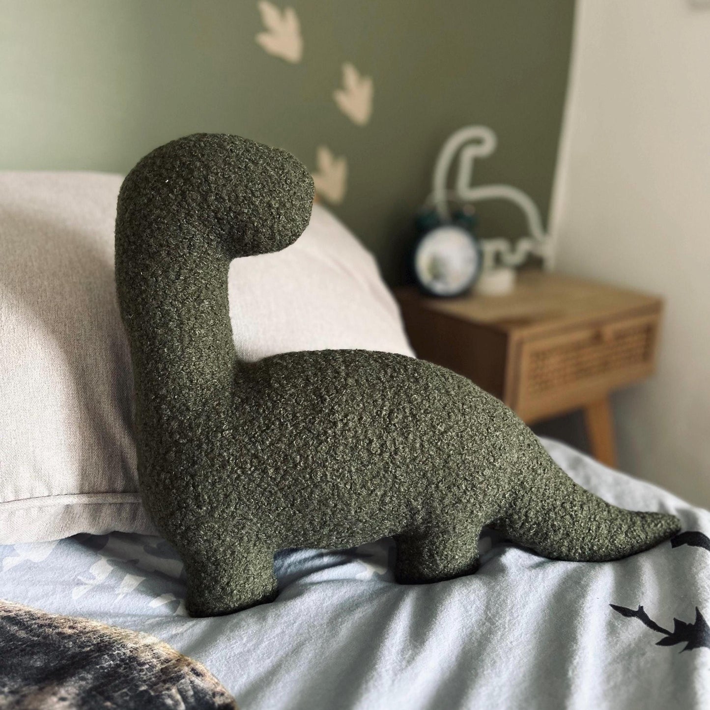 Boucle Dinosaur Pillow