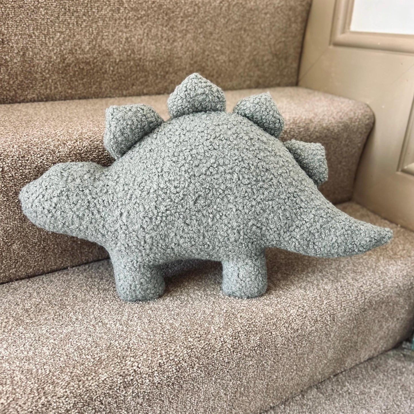 Boucle Dinosaur Pillow