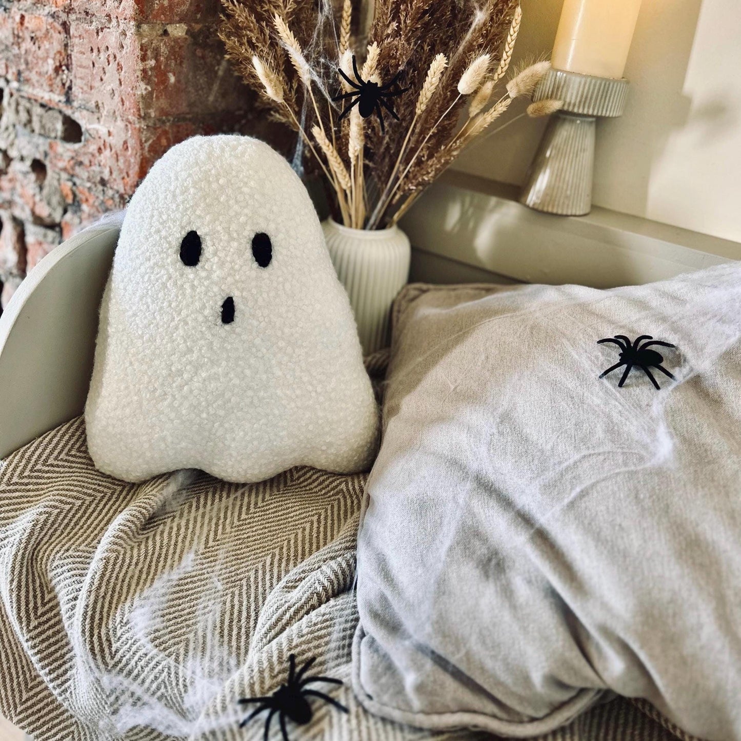 Bouclé Ghost Pillow