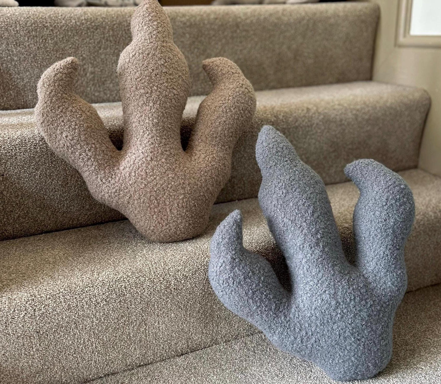 Dinosaur Footprint Pillow