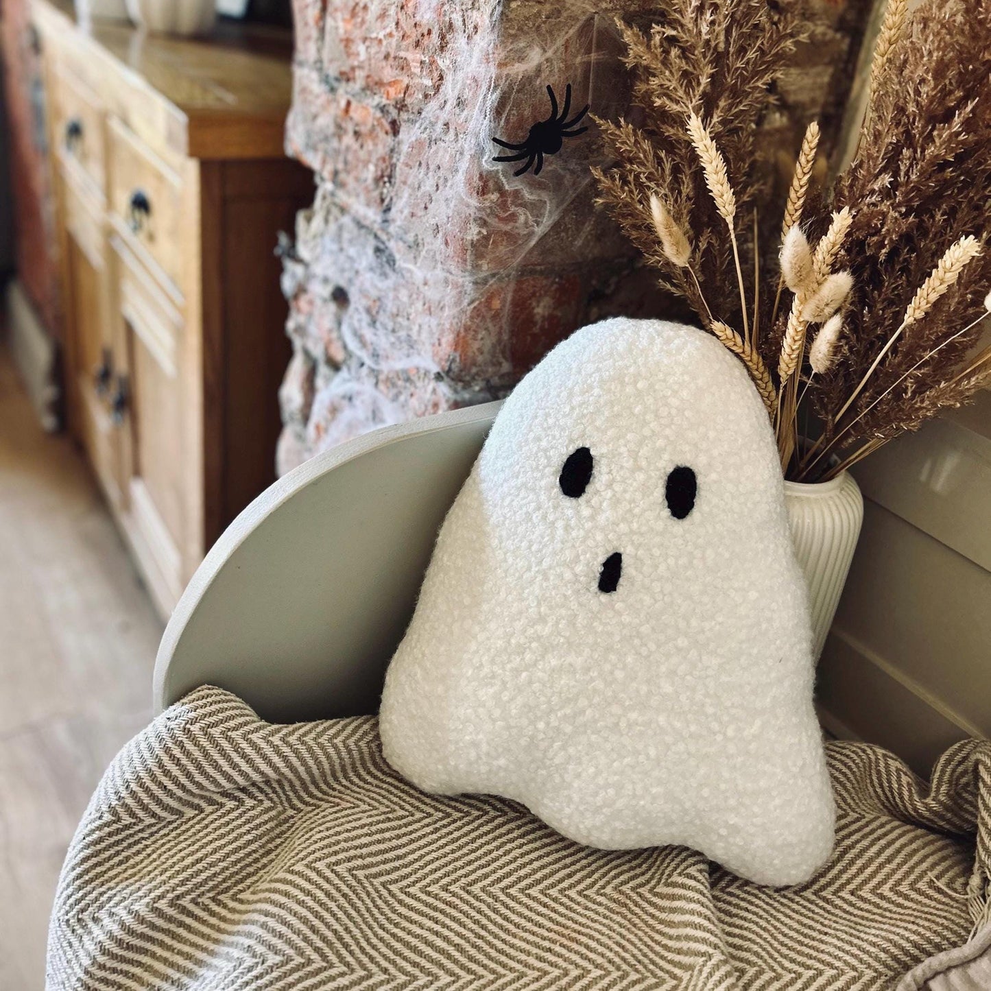 Bouclé Ghost Pillow