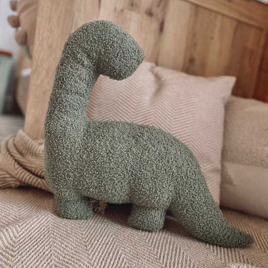 Boucle Dinosaur Pillow