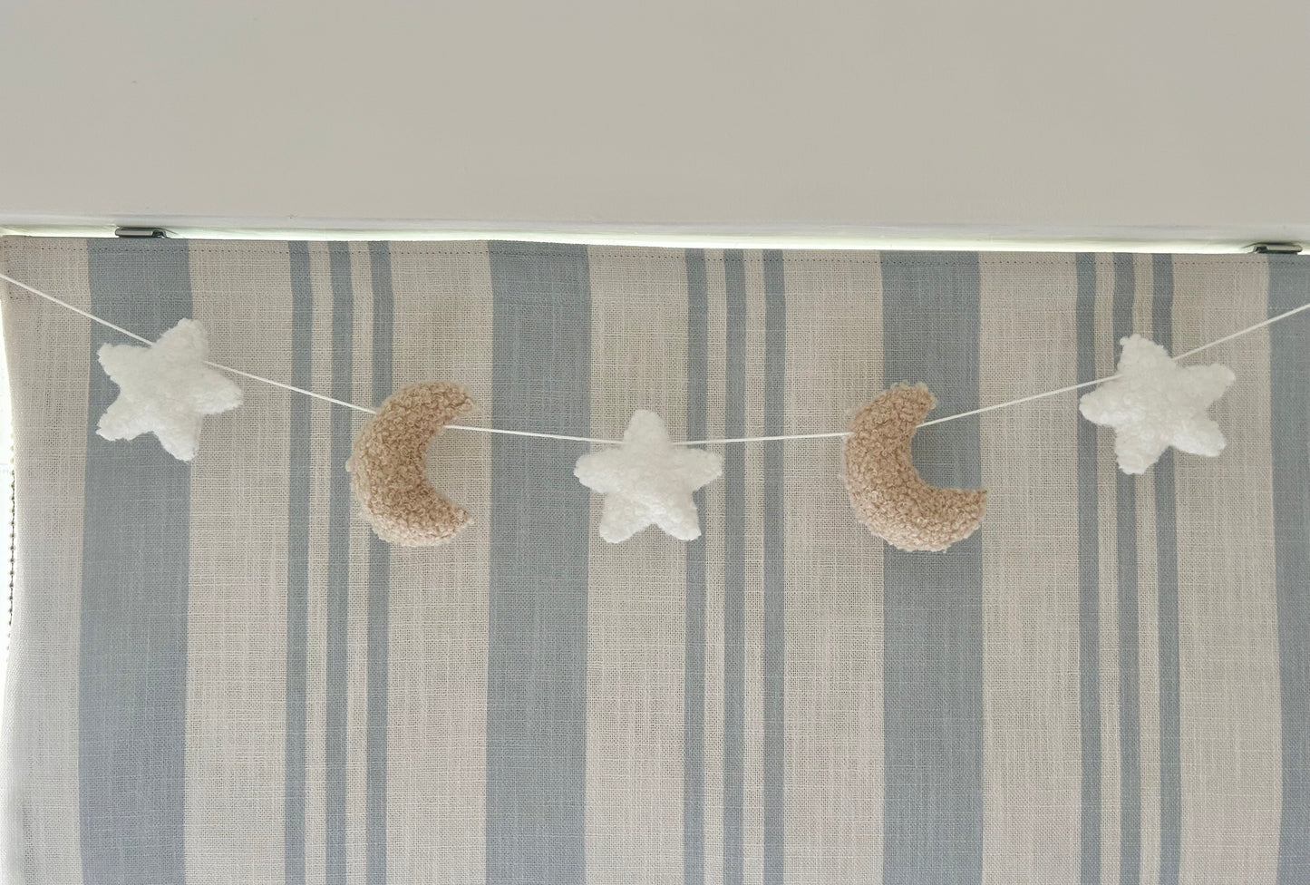Bouclé Moon & Star Garland