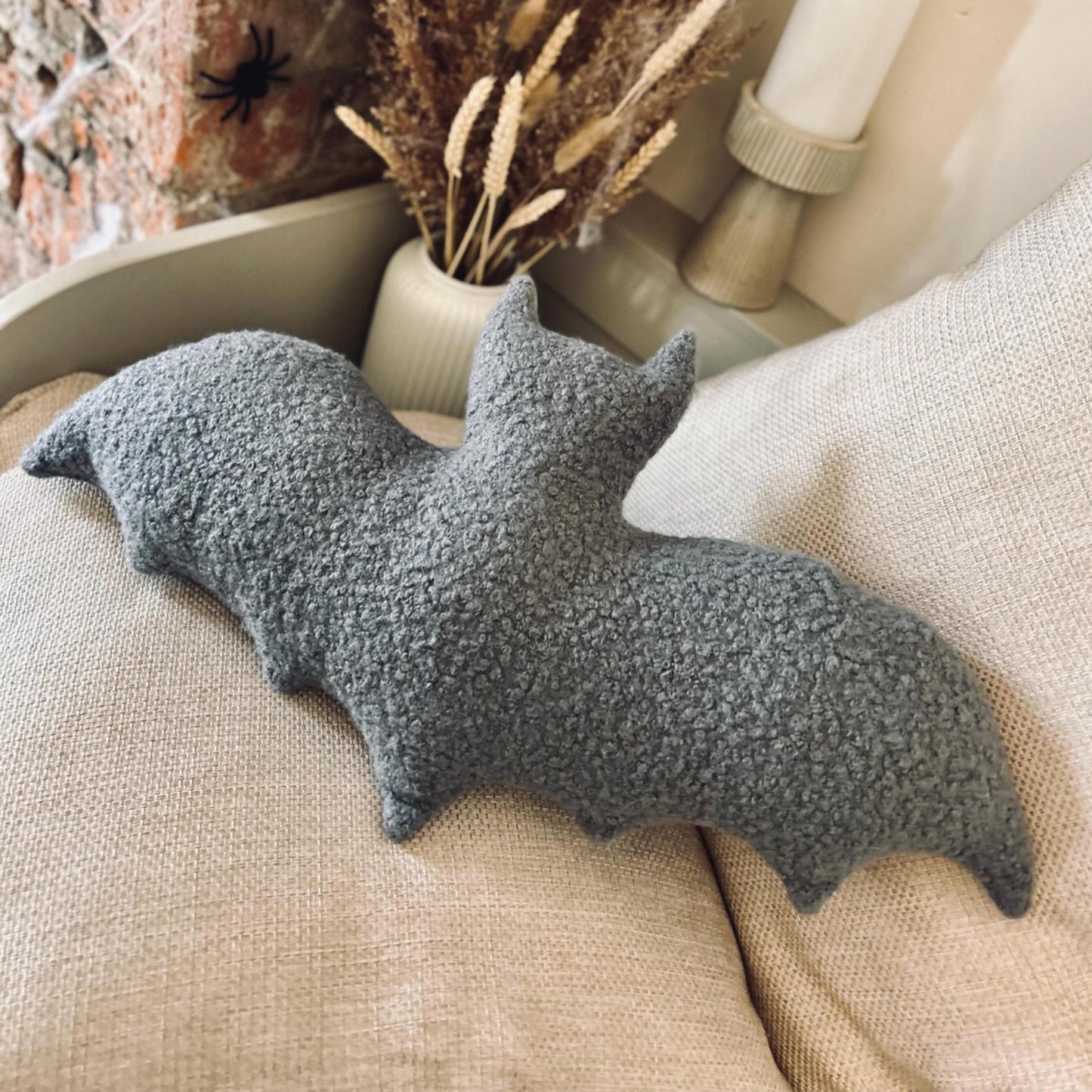 Bouclé Bat Pillow