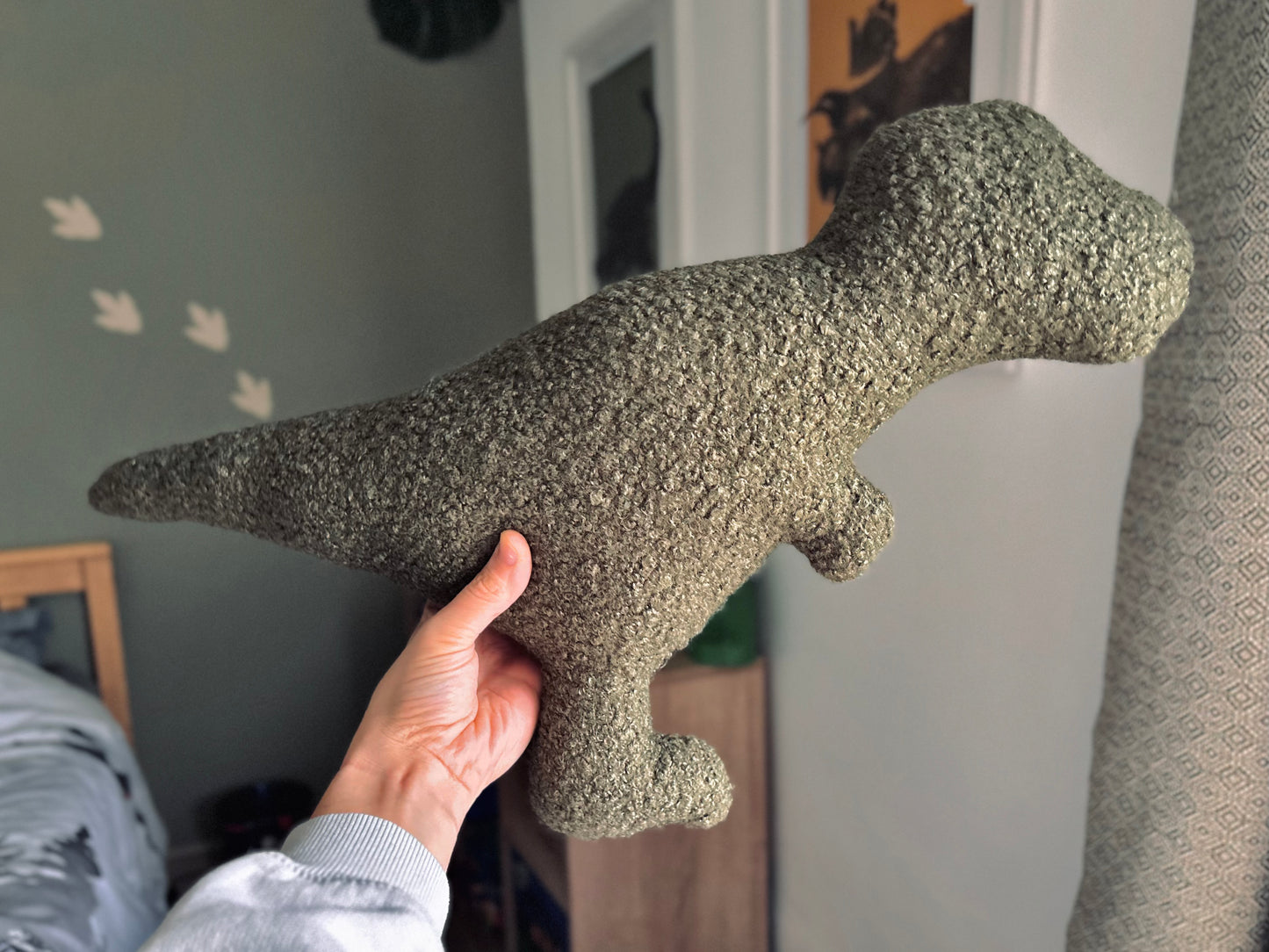 Boucle Dinosaur Pillows