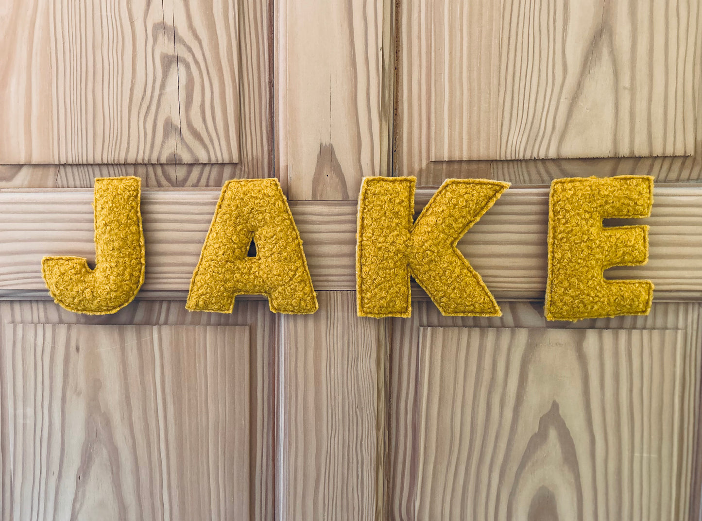 Boucle Letter Bunting