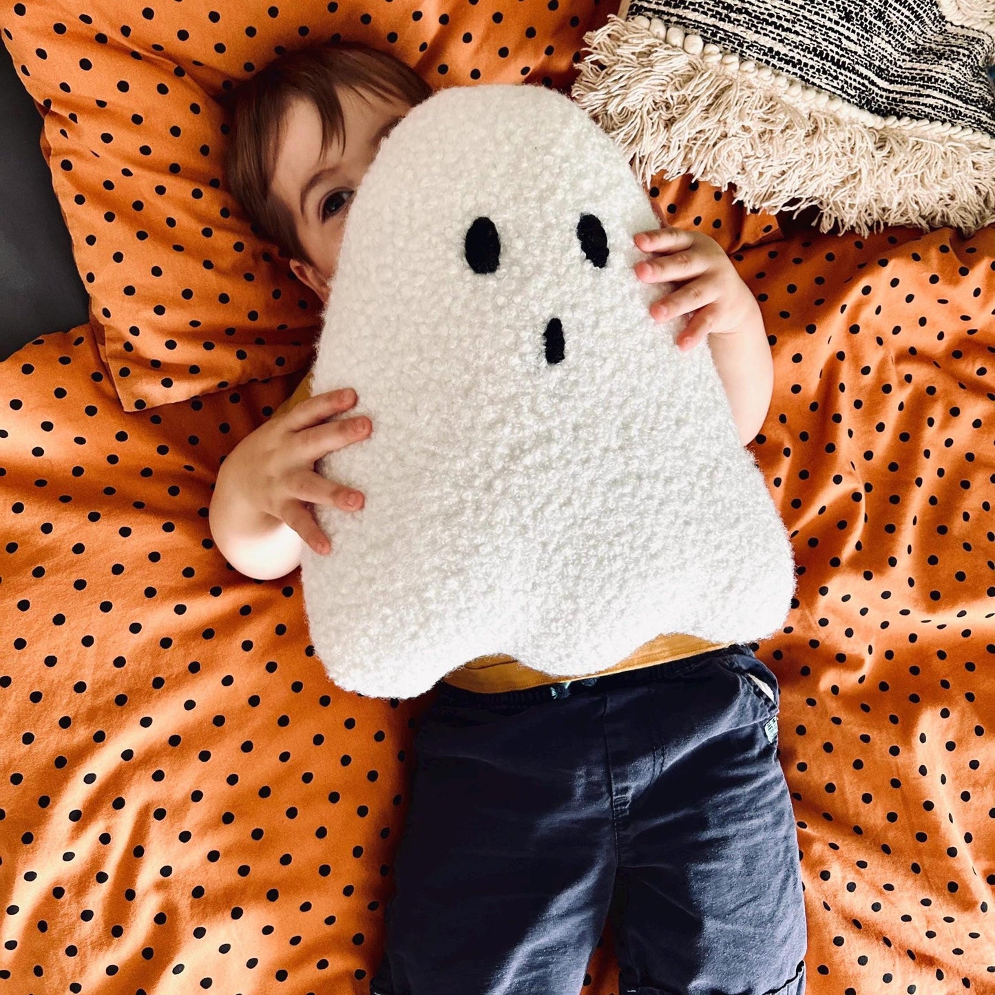 Bouclé Ghost Pillow