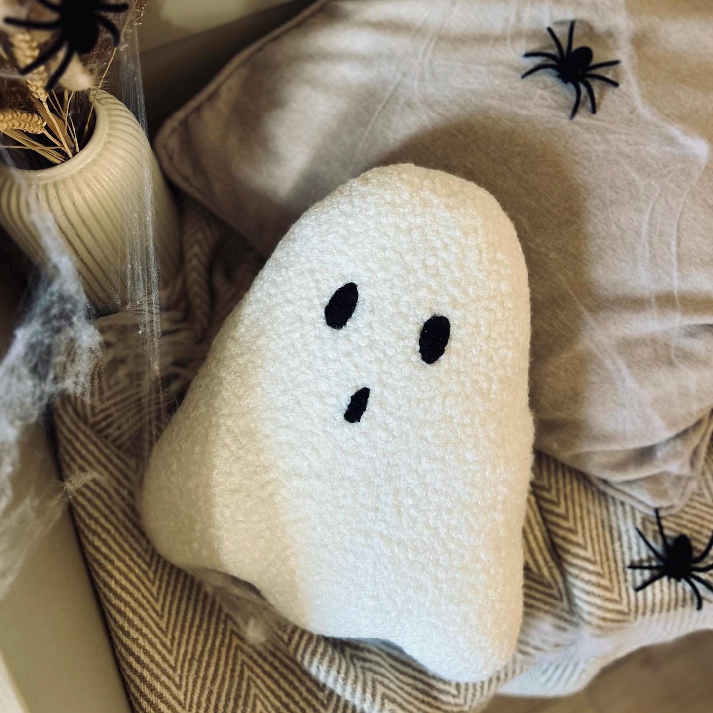 Bouclé Ghost Pillow