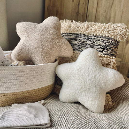 Bouclé Star Pillow